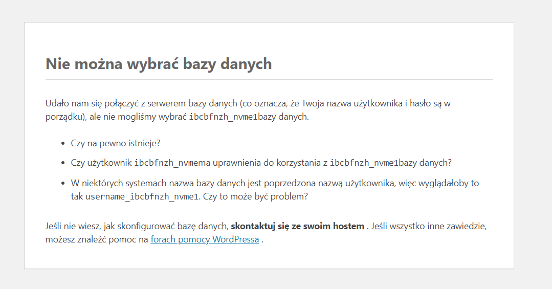 Sposoby Na Naprawienie Problemu Z Baz Danych W Wordpress