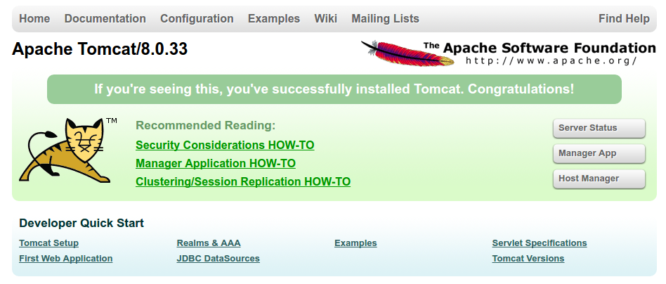 Tomcat_startpage