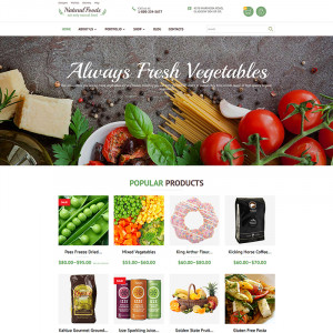 Food store woocommerce