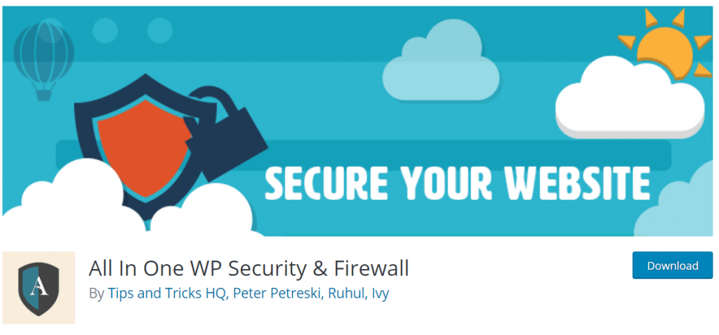 All In One WP Security & Firewall – WordPress plug